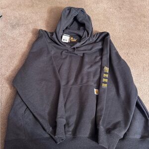 Carhartt Gray Pullover Sweatshirt Hoodie